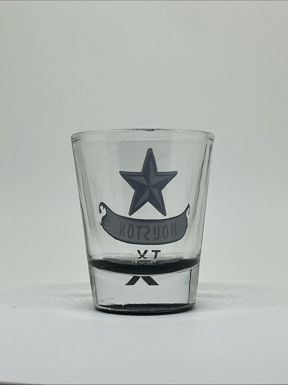Houston TX Black Star Shot Glass - Picture 2 of 4
